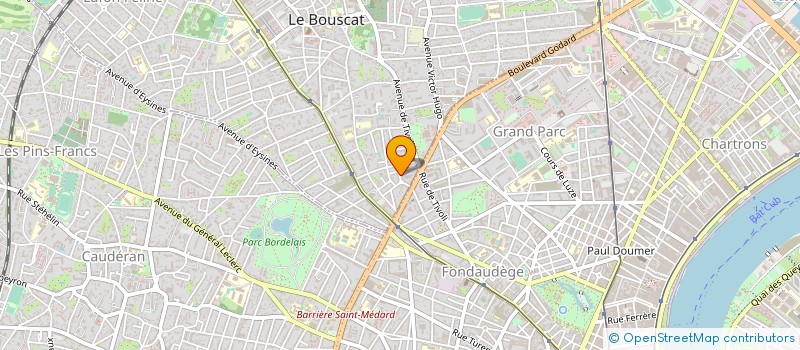 localisation de l'entreprise SCI 2L  LE BOUSCAT