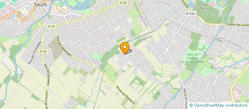 localisation de l'entreprise SCI 2L  CUGNAUX