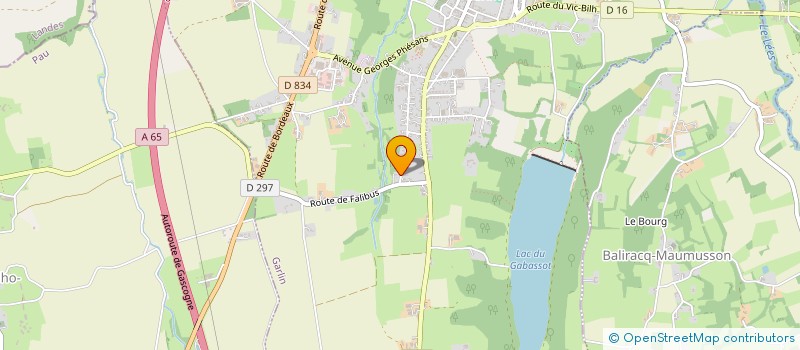 localisation de l'entreprise SCI 2L  GARLIN