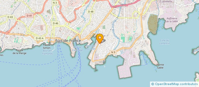 localisation de l'entreprise SCI 2L'4G à FORT-DE-FRANCE