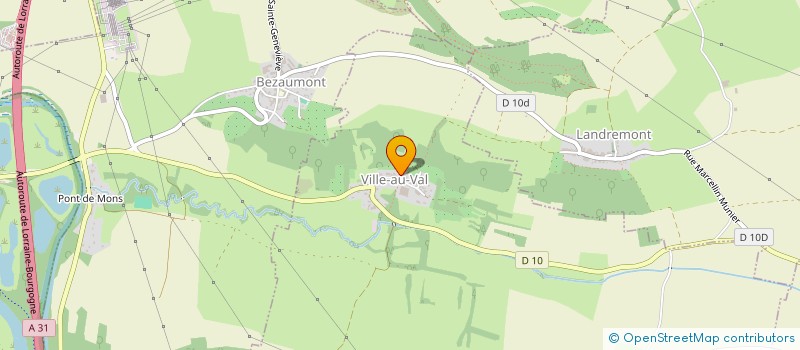 localisation de l'entreprise SCI 2L  VILLE-AU-VAL