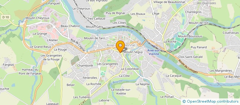 localisation de l'entreprise SCI 2L à SAINT-YRIEIX-SOUS-AIXE