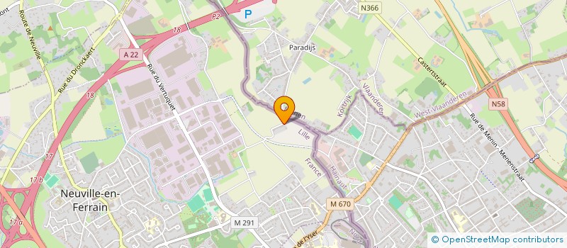 localisation de l'entreprise SCI 2L à NEUVILLE EN FERRAIN