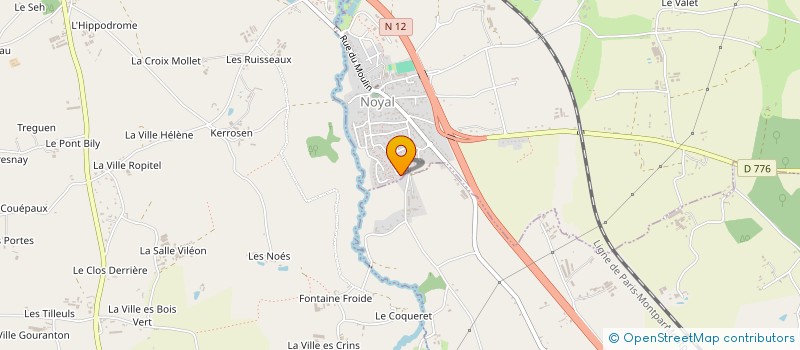 localisation de l'entreprise SCI 2L  NOYAL