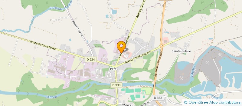 localisation de l'entreprise SCI 2L  SAINT-SEVER