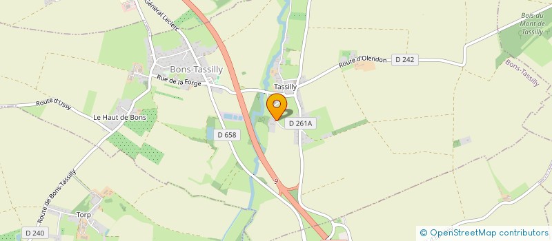 localisation de l'entreprise SCI 2L  BONS-TASSILLY