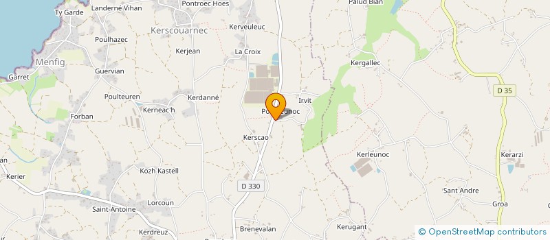 localisation de l'entreprise SCI 2L  PLOUESCAT