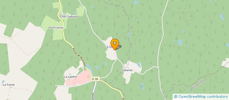 localisation de l'entreprise SCI 2L  SAINT AULAYE-PUYMANGOU