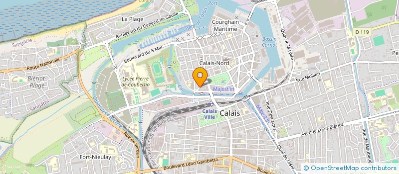 localisation de l'entreprise SCI 2L.CH  CALAIS