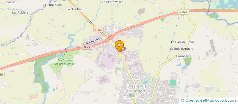 localisation de l'entreprise SCI 2L IMMO35  BREAL-SOUS-MONTFORT