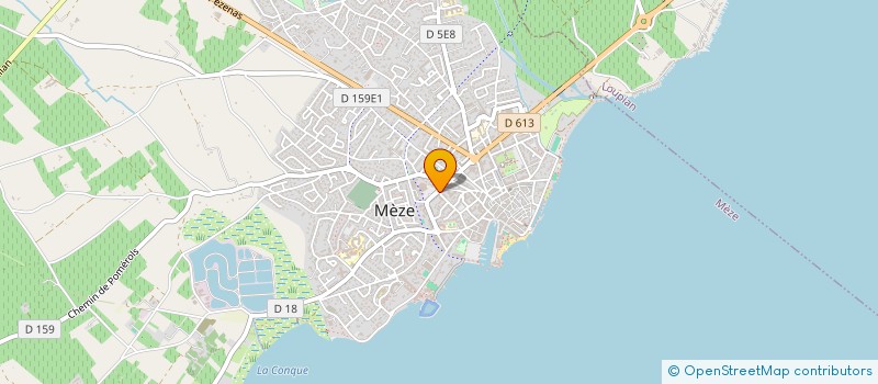 localisation de l'entreprise SCI 2L IMMOBILIER à MEZE