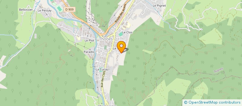 localisation de l'entreprise SCI 2L INVESTISSEMENTS à THONES