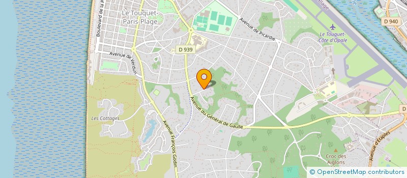 localisation de l'entreprise SCI 2L1 à LE TOUQUET-PARIS-PLAGE