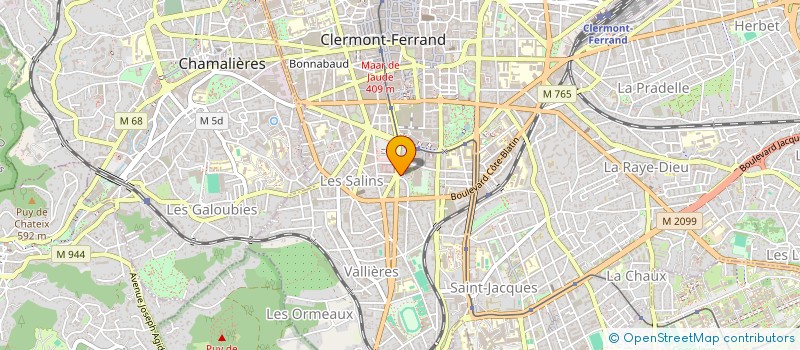 localisation de l'entreprise SCI 2LA  CLERMONT-FERRAND