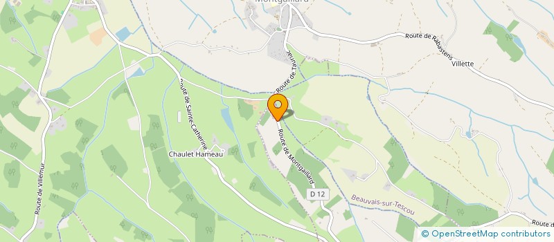 localisation de l'entreprise SCI 2LA  TAURIAC