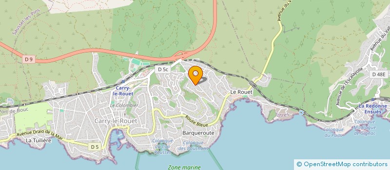 localisation de l'entreprise SCI 2LA  CARRY-LE-ROUET