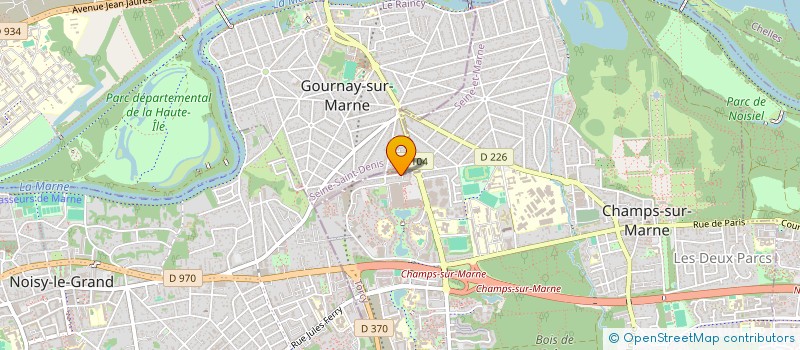 localisation de l'entreprise SCI 2LCV  CHAMPS-SUR-MARNE