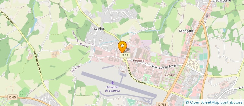 localisation de l'entreprise SCI 2LJ à LANNION