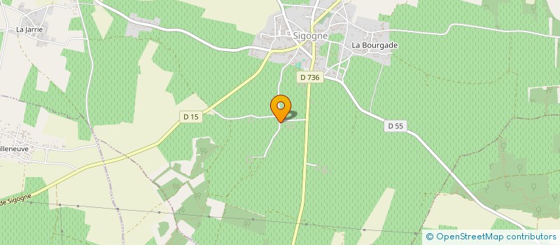 localisation de l'entreprise SCI 2LMR à SIGOGNE