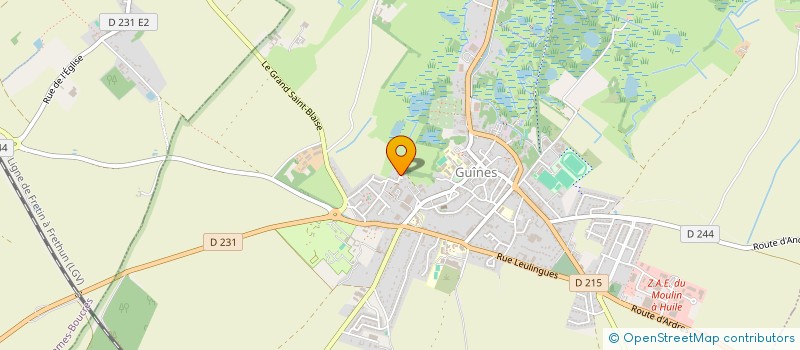 localisation de l'entreprise SCI 2LN  GUINES