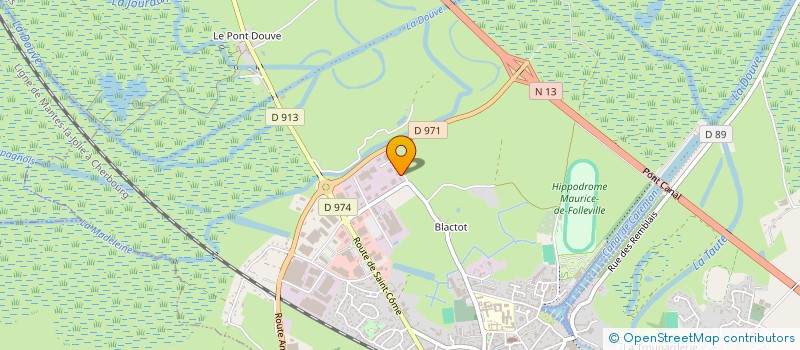 localisation de l'entreprise SCI 2LP IMMO à CARENTAN-LES-MARAIS