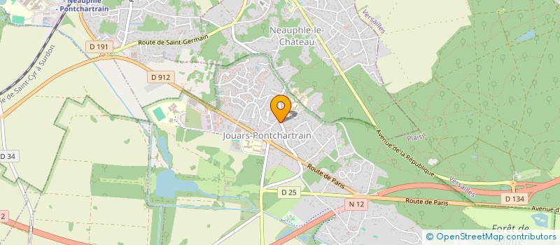 localisation de l'entreprise SCI 2LUCE  JOUARS-PONTCHARTRAIN
