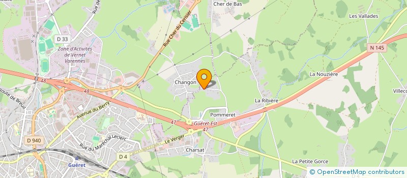 localisation de l'entreprise SCI 2M 2V à SAINTE-FEYRE