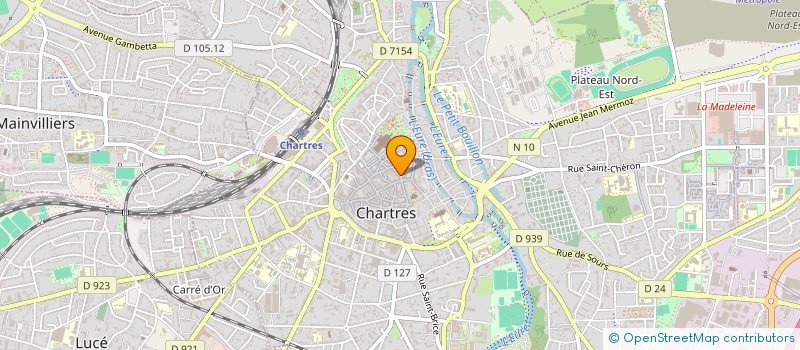 localisation de l'entreprise SCI 2M à CHARTRES