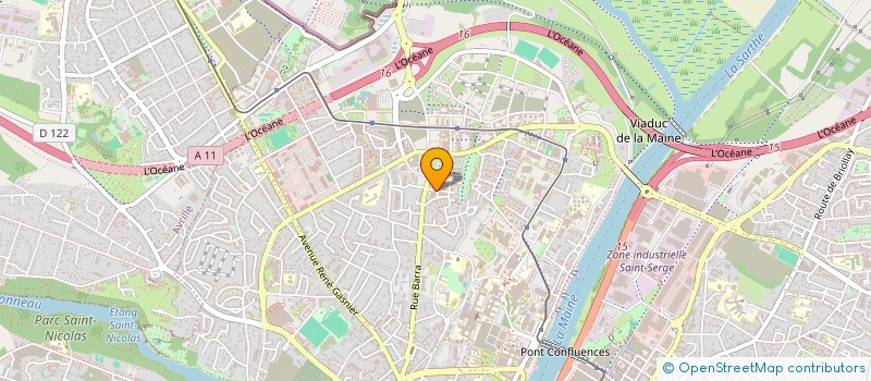 localisation de l'entreprise SCI 2M à ANGERS