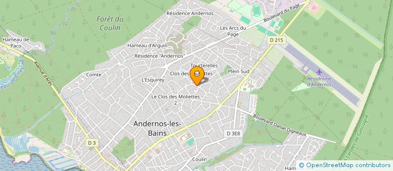 localisation de l'entreprise SCI 2M  ANDERNOS-LES-BAINS