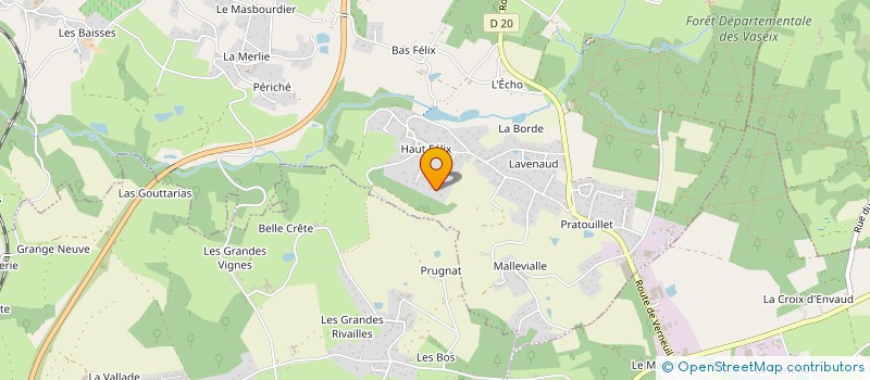 localisation de l'entreprise SCI 2M à LIMOGES