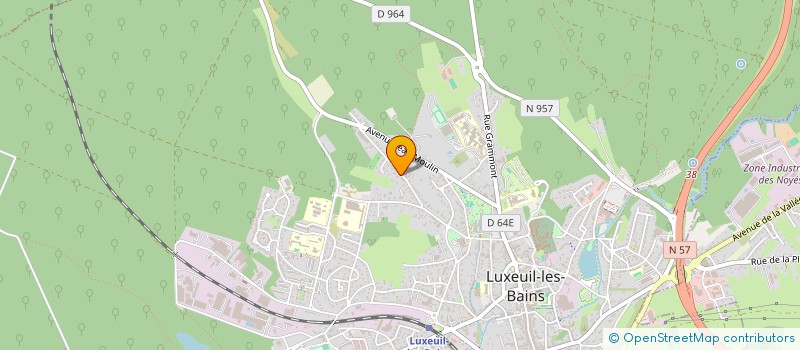 localisation de l'entreprise SCI 2M à LUXEUIL-LES-BAINS
