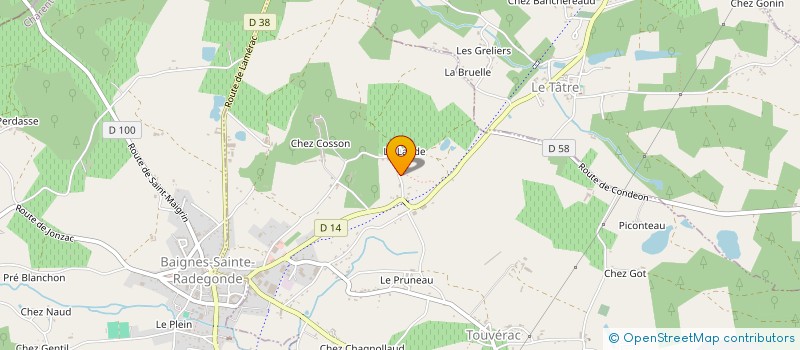 localisation de l'entreprise SCI 2M à TOUVERAC