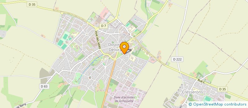 localisation de l'entreprise SCI 2M  DOUVRES-LA-DELIVRANDE