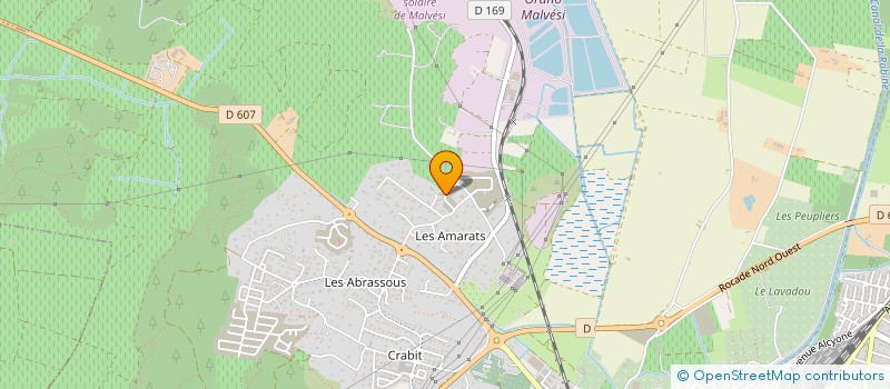 localisation de l'entreprise SCI 2M à NARBONNE