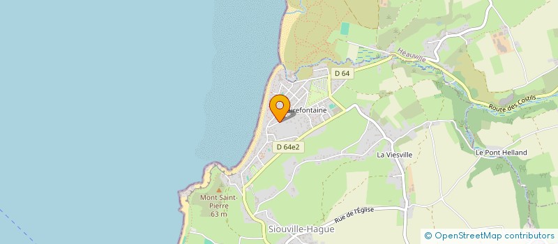 localisation de l'entreprise SCI 2M  SIOUVILLE-HAGUE