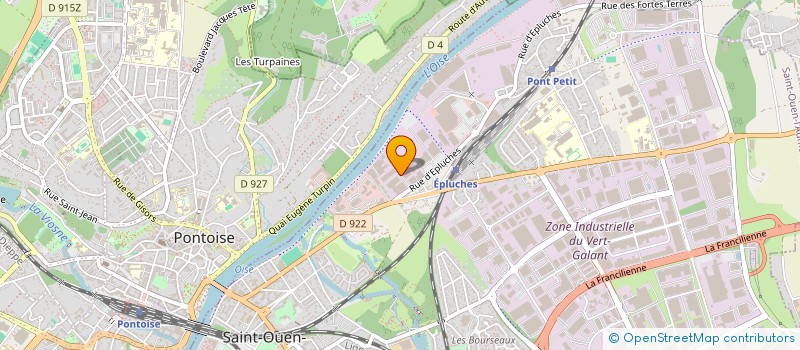 localisation de l'entreprise SCI 2M  SAINT-OUEN-L'AUMONE