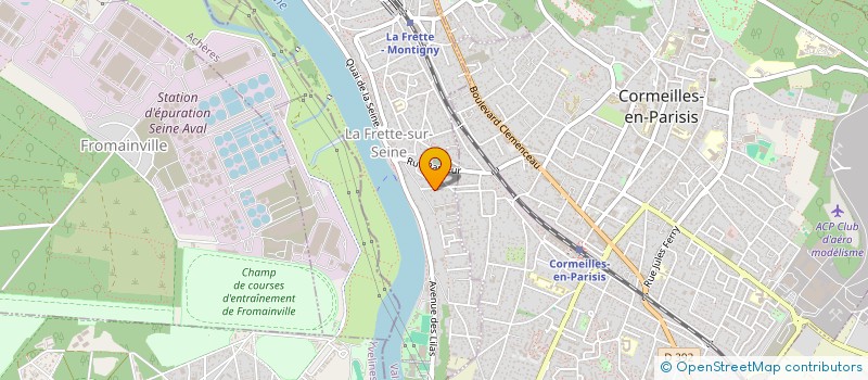 localisation de l'entreprise SCI 2M.A.R.D.  LA FRETTE-SUR-SEINE