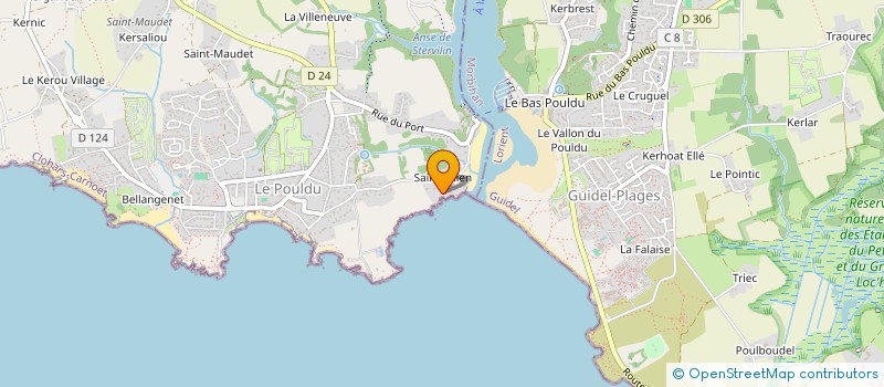 localisation de l'entreprise SCI 2M EIFFEL  CLOHARS-CARNOET