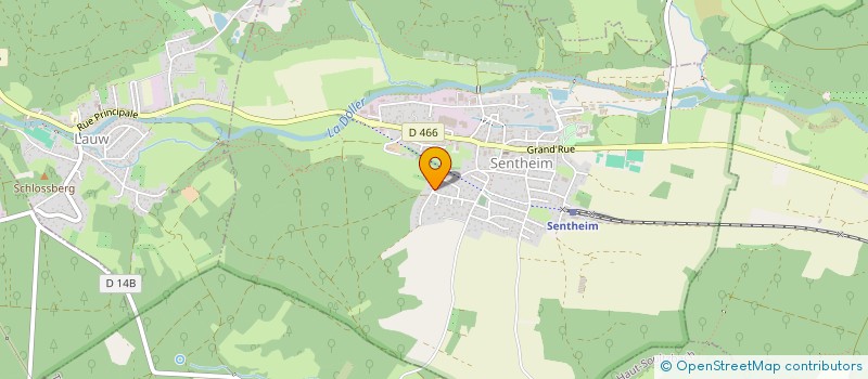 localisation de l'entreprise SCI 2M ET CO  SENTHEIM