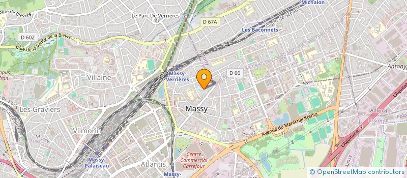 localisation de l'entreprise SCI 2M IMMO à MASSY