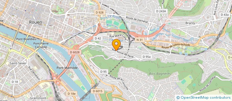 localisation de l'entreprise SCI 2M IMMO à ROUEN