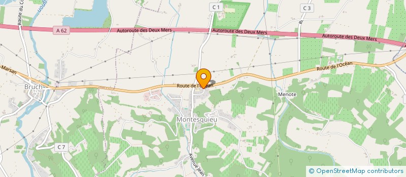 localisation de l'entreprise SCI 2M INDUS  MONTESQUIEU