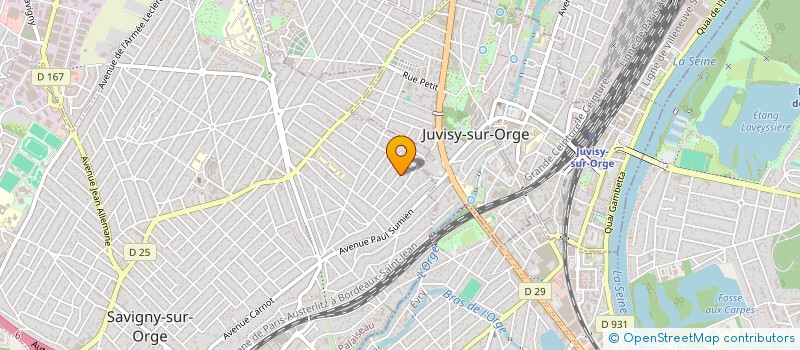 localisation de l'entreprise SCI 2M INNOVATION  SAVIGNY-SUR-ORGE