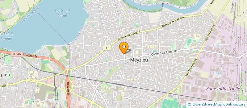 localisation de l'entreprise SCI 2M LYON  DECINES-CHARPIEU