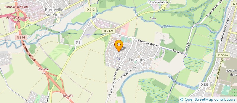 localisation de l'entreprise SCI 2M PATRIMOINE  LOUVIGNY