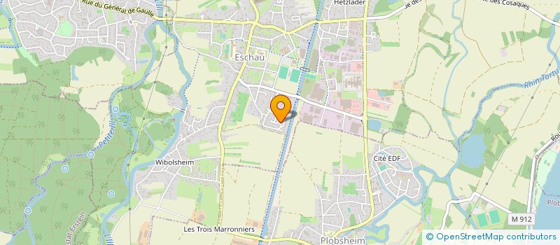 localisation de l'entreprise SCI 2M2H  ESCHAU