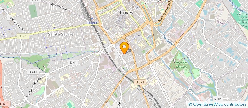 localisation de l'entreprise SCI 2M4A à TROYES