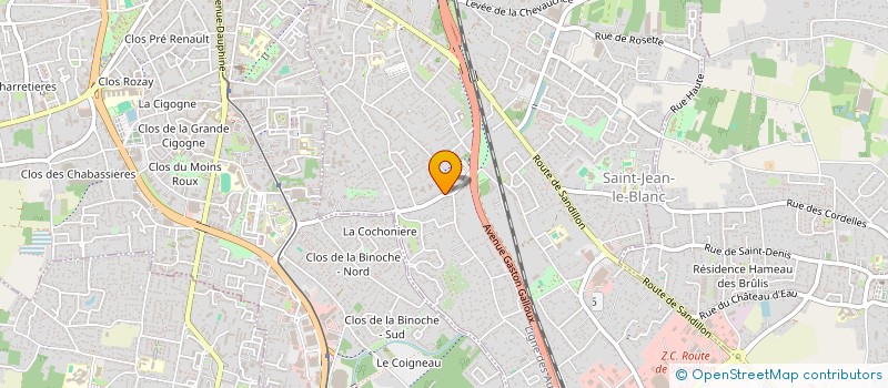 localisation de l'entreprise SCI 2MA  SAINT-JEAN-LE-BLANC