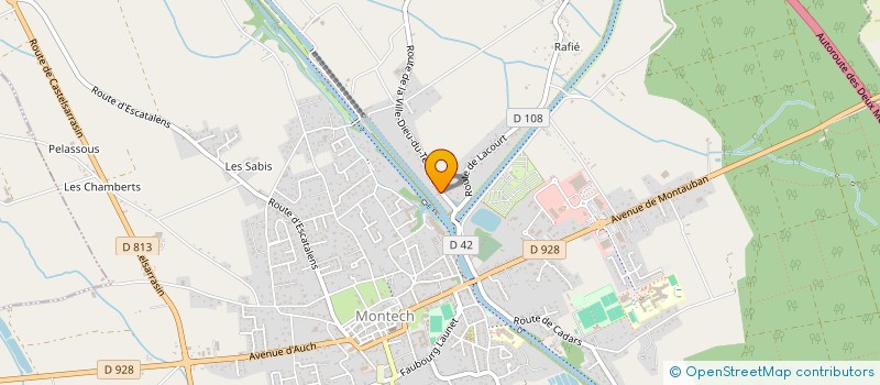 localisation de l'entreprise SCI 2MA-CASTEL  SAINT-PORQUIER